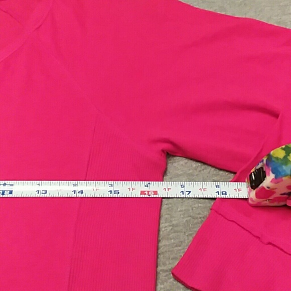 NWT $30 EXPRESS RED Pullover Ribbed Top Medium - Picture 7 of 8